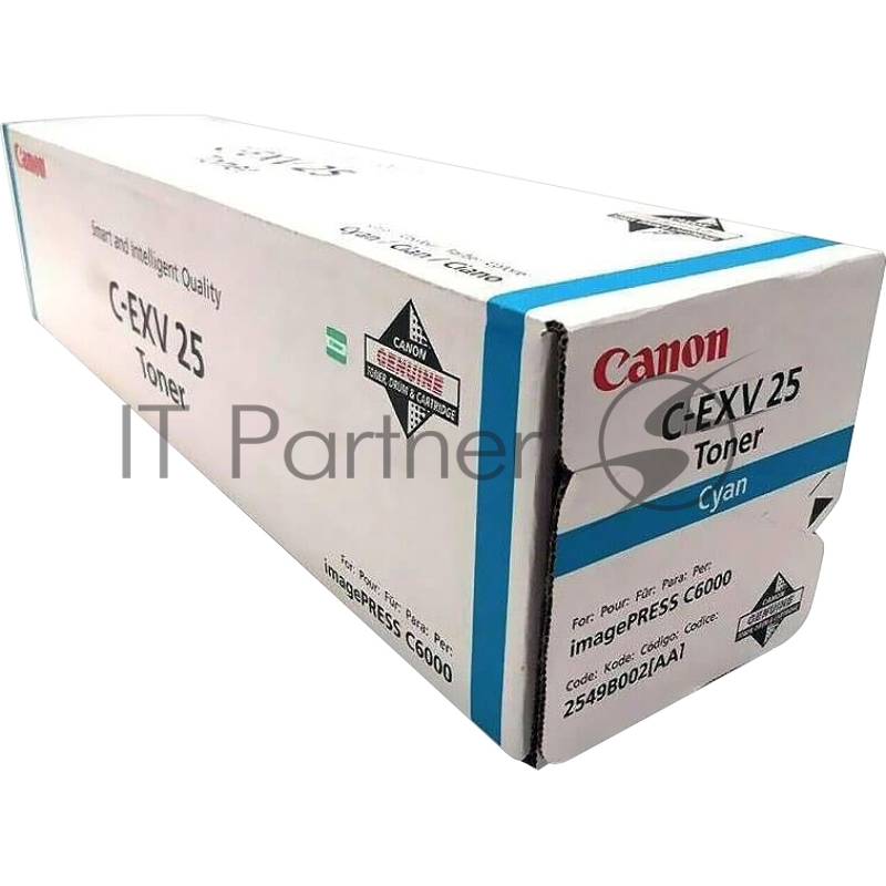 Тонер CANON C-EXV25 TONER C EUR синий
