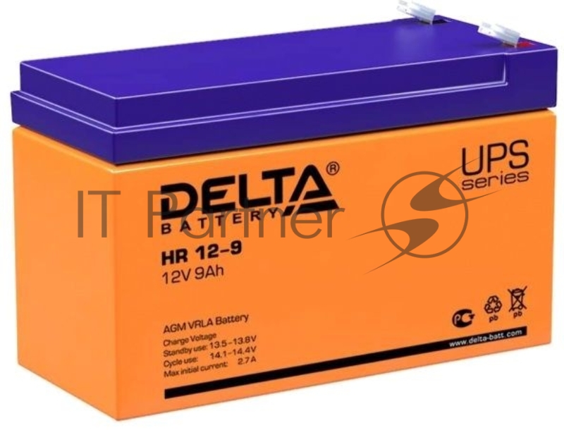 Батарея Delta HR 12-9 (12V, 9Ah)