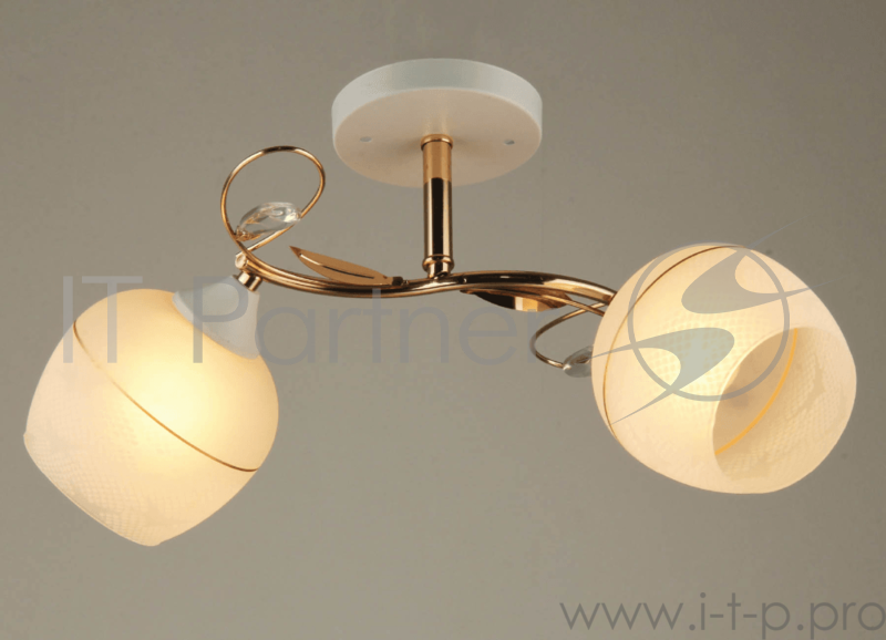 Светильник Hiper 2хЕ27х60Вт Белый с золотом H020-2