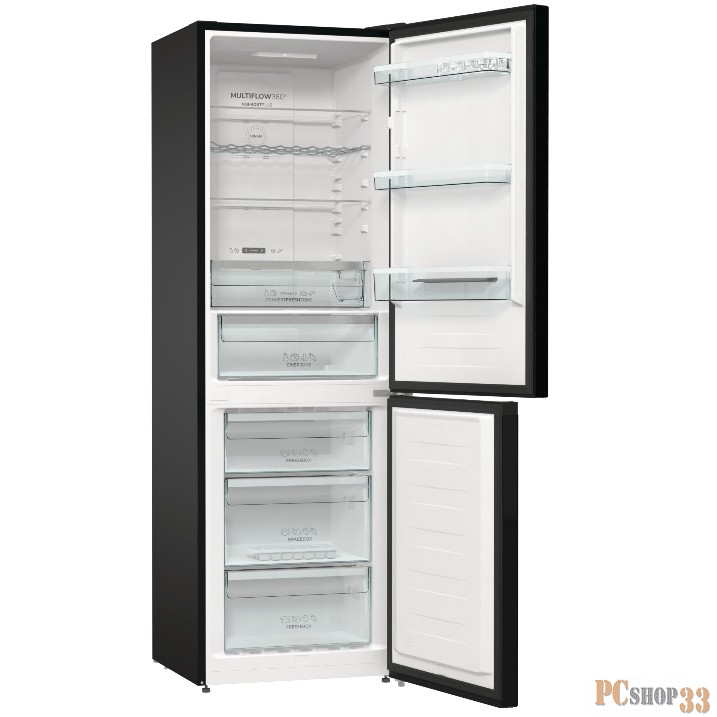 Холодильник Gorenje NRK6192ABK4 черный (двухкамерный)