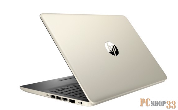 Ноутбук HP 14-cf0018ur <4MF92EA> i5-8250U(1.6)/6Gb/256Gb SSD/14.0 FHD IPS/Int Intel UHD/no ODD/Cam HD/DOS (Pale Gold)