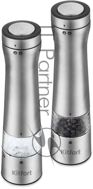 Перечница электрическая Kitfort KT-2029 серебристый