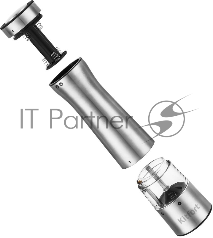 Перечница электрическая Kitfort KT-2029 серебристый