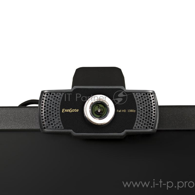 Веб-камера ExeGate BusinessPro C922 Full HD (матрица 1/3 2 Мп, 1920х1080, 1080P, USB, микрофон с шумоподавлением, универсальное крепление, кабель 1,5 м, Win Vista/7/8/10, Mac OS, черная)
