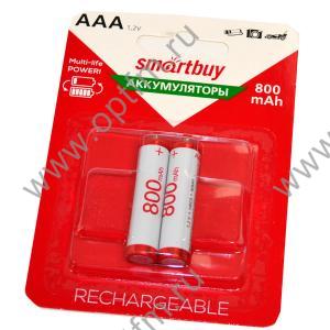 Аккумулятор SmartBuy AAA R03 800mAh (блистер/2шт)
