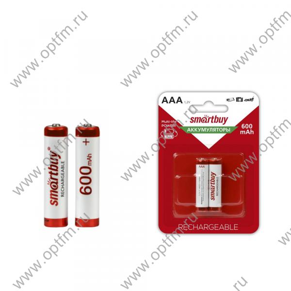 Аккумулятор SmartBuy AAA R03 600mAh (блистер/2шт)