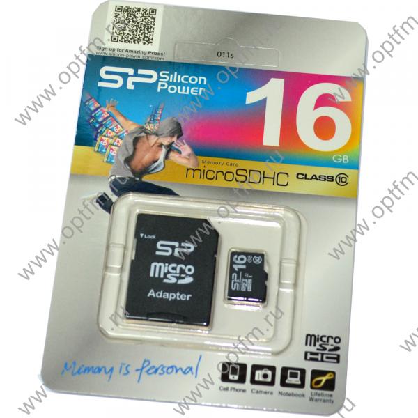 16GB Silicon Power MicroSD (Transflash) class 10