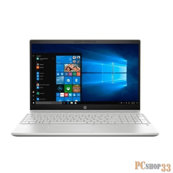 Ноутбук HP Pavilion 15-cs1033ur <5XN38EA> i5-8265U (1.6)/8Gb/256GB SSD/15.6FHD IPS/Int Intel HD/Cam HD/DOS (Mineral silver)