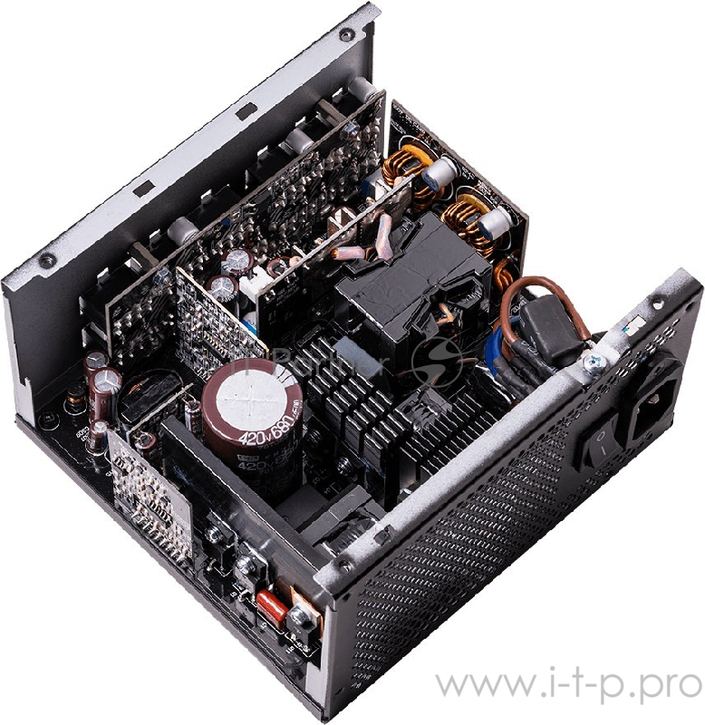 Игровой блок питания чёрный XPG COREREACTOR650G-BLACKCOLOR (модульный 650 Вт, PCIe-4шт, ATX v2.31, Active PFC, 120mm Fan, 80 Plus Gold)