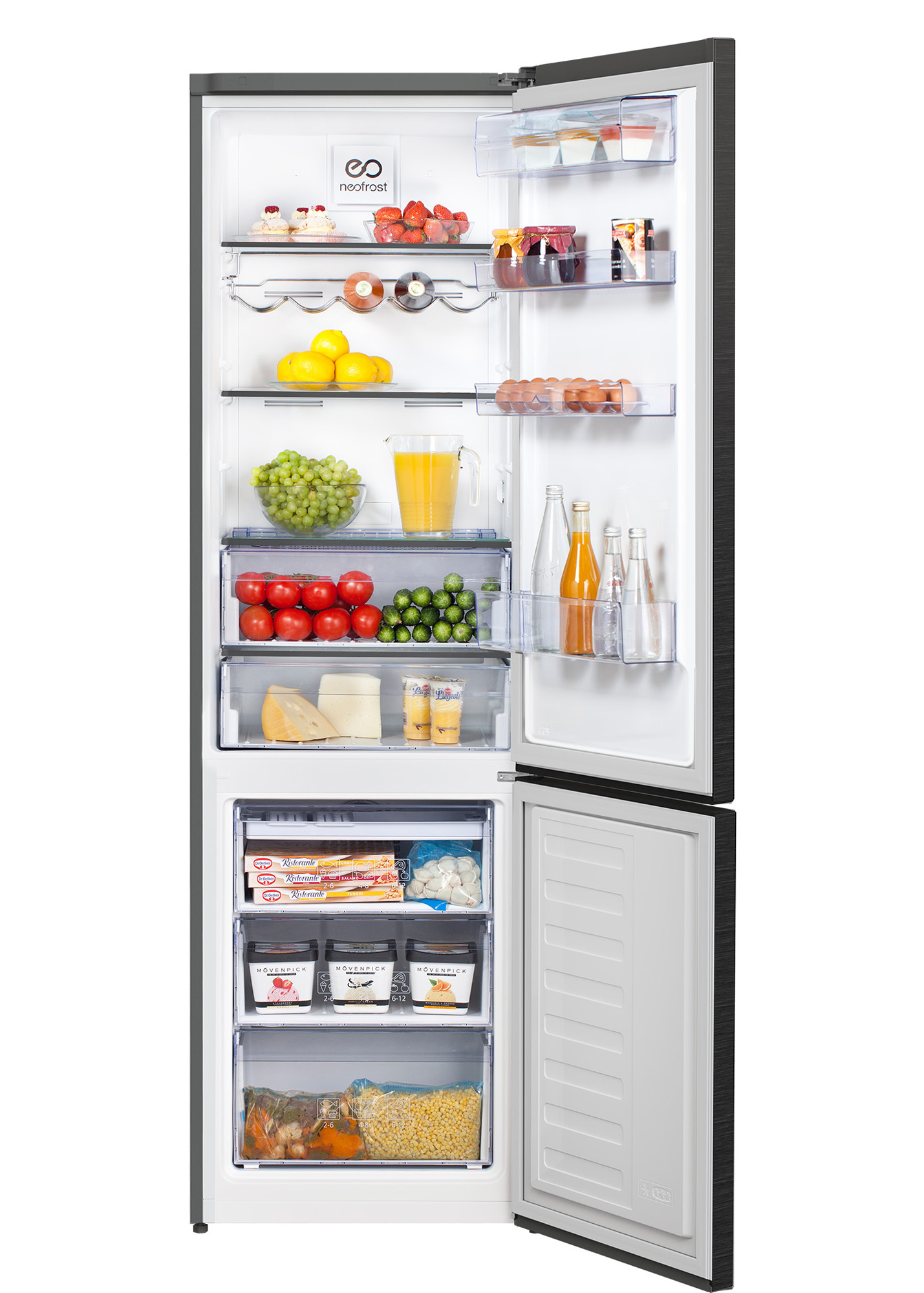 Холодильник Beko RCNK365E20ZXR антрацит (двухкамерный)