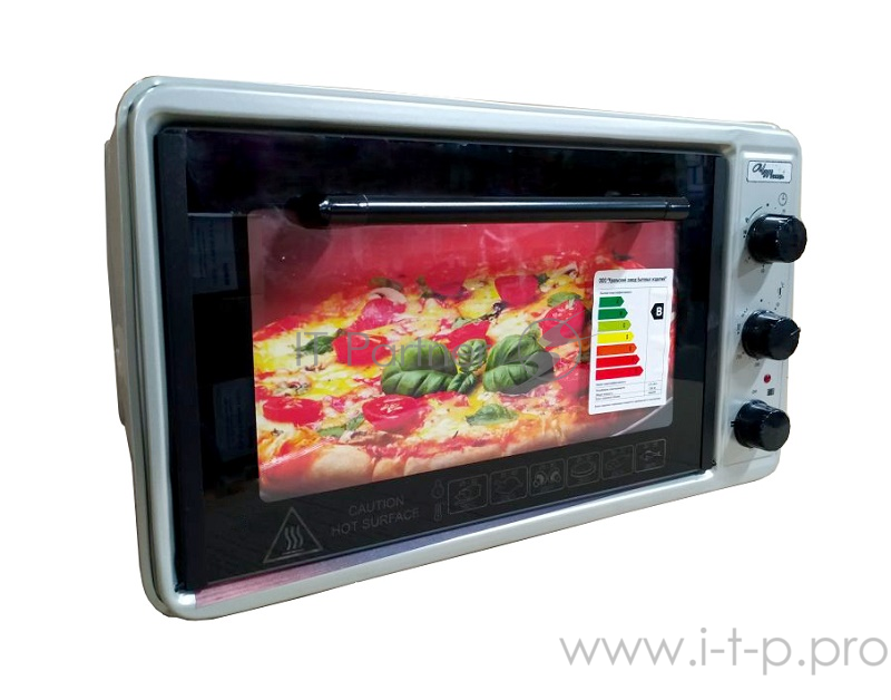 Жарочный шкаф ЧУДО ПЕКАРЬ ЭДБ-023 (серебро, 33 л, терморегулятор, таймер)