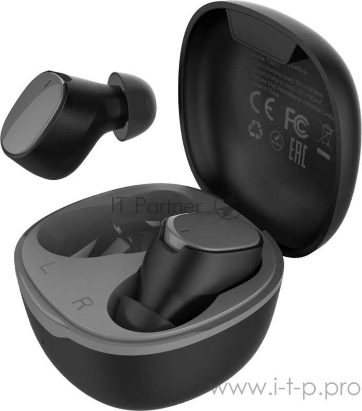 Гарнитура вкладыши HTC True Wireless Earbuds черный беспроводные bluetooth в ушной раковине