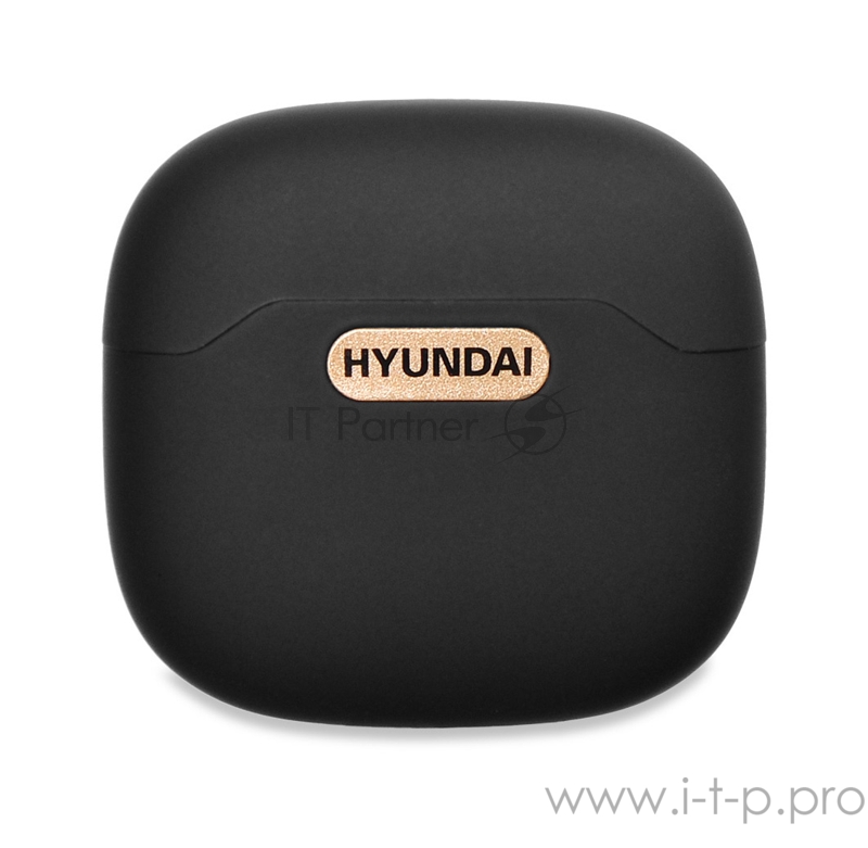 Гарнитура вкладыши Hyundai H-EP300 черный беспроводные bluetooth в ушной раковине