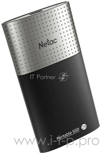 Накопитель SSD External Netac 1.0Tb Z9 <NT01Z9-001T-32BK> (USB3.2, up to 550/480MBs, 90х47.5х11.5mm, Aluminium+Plastic)