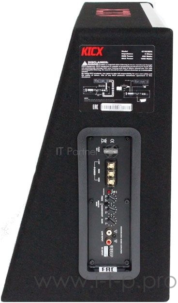 Сабвуфер автомобильный Kicx GT403BPA 450Вт активный (30см/12)