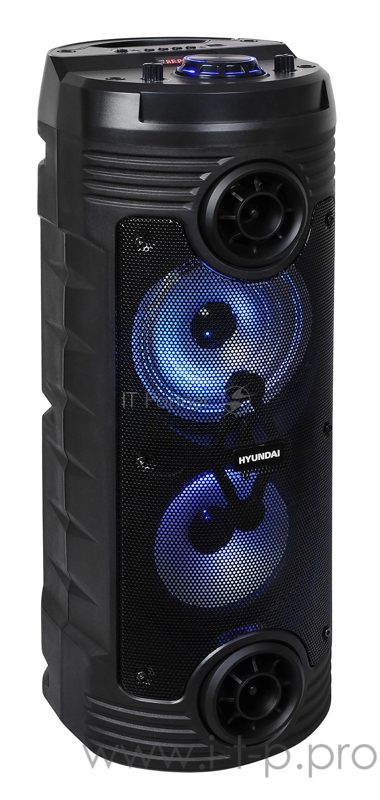 Минисистема Hyundai H-MC170 черный 80Вт/FM/USB/BT/SD/MMC