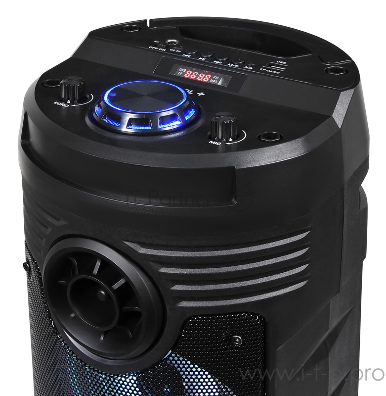 Минисистема Hyundai H-MC170 черный 80Вт/FM/USB/BT/SD/MMC