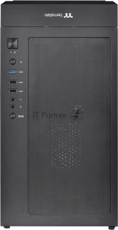 Корпус Thermaltake Versa T35 RGB черный без БП ATX 2x120mm 2xUSB2.0 1xUSB3.0 audio bott PSU