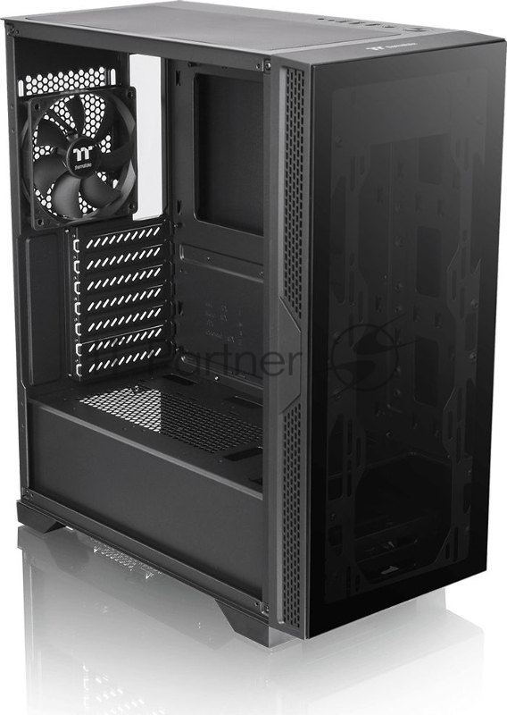 Корпус Thermaltake Versa T25 черный без БП ATX 2x120mm 2xUSB2.0 1xUSB3.0 audio bott PSU