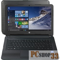 Ноутбук HP 14-am006ur Celeron N3060/2Gb/SSD32Gb/Intel HD Graphics 400/14/HD (1366x768)/Windows 10 64/black/WiFi/BT/Cam/2670mAh