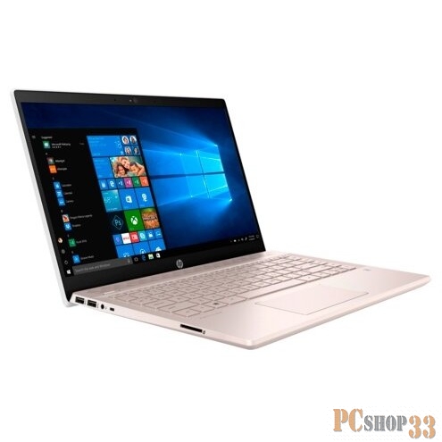 Ноутбук HP Pavilion 14-ce1007ur 14(1920x1080 IPS)/Intel Core i3 8145U(2.1Ghz)/4096Mb/1TB HDD + 16GB M2 PCIe OptaneGb/noDVD/Int:Intel HD Graphics/Cam/BT/WiFi/41WHr/war 1y/1.7kg/Ceramic white w/ Pale Rose Gold KB/W10