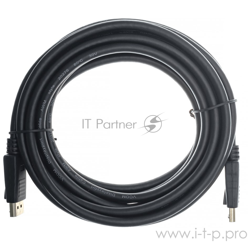 Кабель VCOM VHD6220-5M Кабель соединительный DISPLAY PORT -- DISPLAY PORT 5м