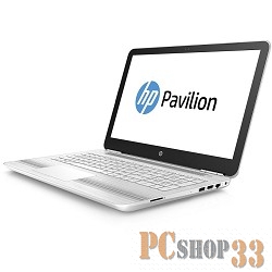 Ноутбук HP Pavilion 15-au139ur Core i7 7500U/8Gb/1Tb/DVD-RW/nVidia GeForce GT 940M 4Gb/15.6/FHD (1920x1080)/Windows 10/white/WiFi/BT/Cam