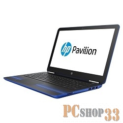 Ноутбук HP Pavilion 15-au140ur Core i7 7500U/8Gb/1Tb/DVD-RW/nVidia GeForce GT 940M 4Gb/15.6/FHD (1920x1080)/Windows 10/blue/WiFi/BT/Cam