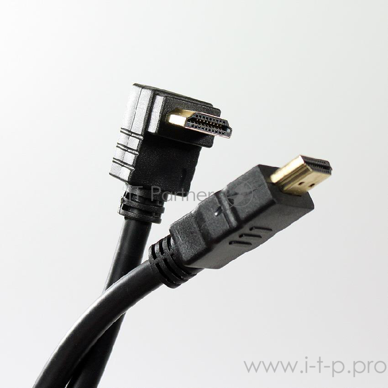 Кабель VCOM VHD6260D-3M Кабель HDMI=HDMI-угловой коннектор 3м, 1.4V.