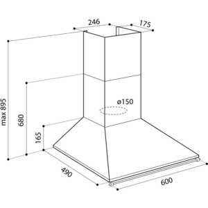 Вытяжка Lex VINTAGE 600 IVORY LIGHT