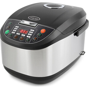 Мультиварка MARTA MT-4330 860 W, сталь, утолщенная чаша 5 л, керамическое покрытие, 31 программа (11 автоматических, 20 ручных), Мультиповар, ШЕФ-повар (изменение программ) LED-дисплей, отсрочка старта 24 ч, подогрев до 24 ч, отключение подогрева