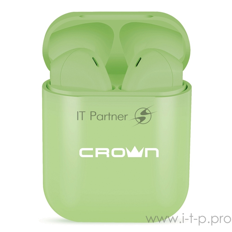 Полностью беспроводные наушники CROWN CMTWS-5005 green