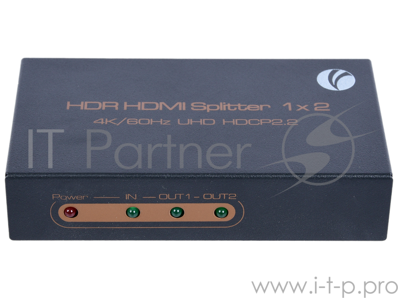 Разветвитель VCOM DD422 Разветвитель HDMI Spliitter 1=2 2.0v.