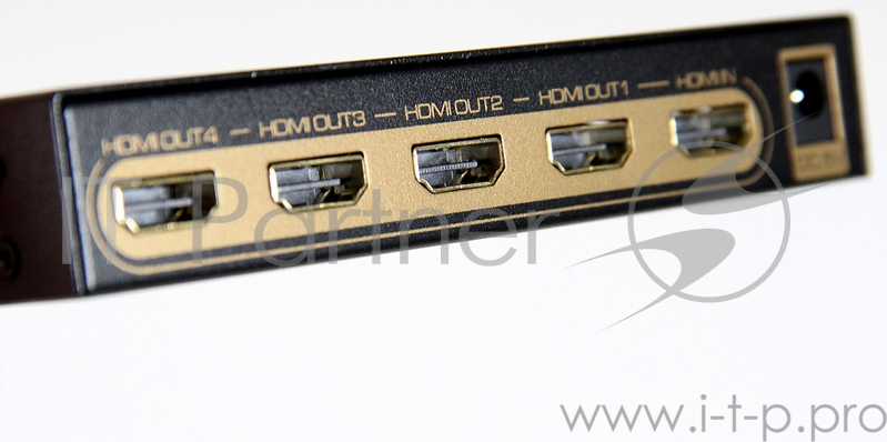 Разветвитель VCOM DD424 Разветвитель HDMI Spliitter 1=4 2.0v.