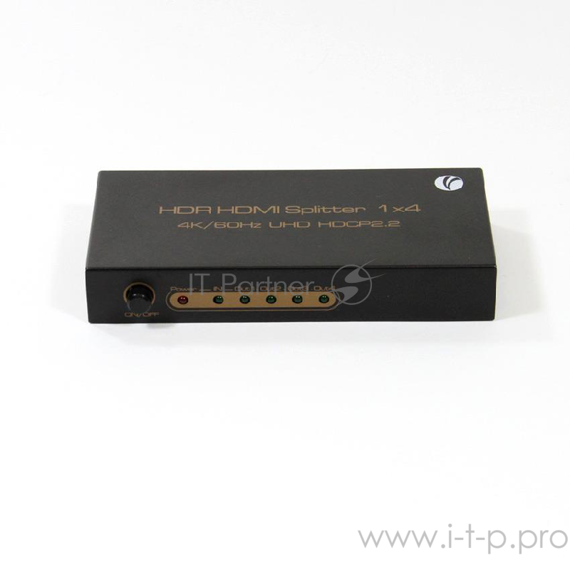 Разветвитель VCOM DD424 Разветвитель HDMI Spliitter 1=4 2.0v.