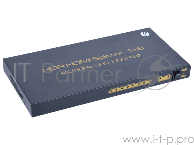 Разветвитель VCOM DD428 Разветвитель HDMI Spliitter 1=8 2.0v.