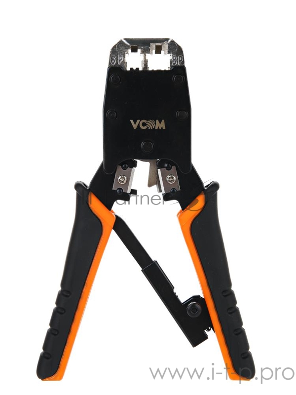 Обжимной инструмент VCOM NT081 Клещи обжимные (кримпер), для разъемов 8p8c, с фиксатором