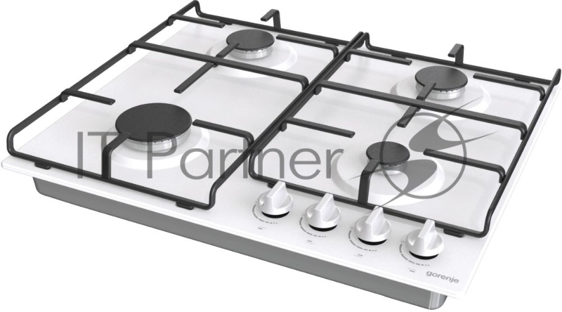 Газовая варочная поверхность Gorenje G640EW белый