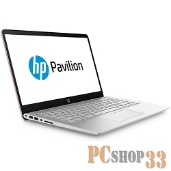 Ноутбук HP Pavilion 14-bf005ur Core i3 7100U/4Gb/1Tb/Intel HD Graphics 620/14/IPS/FHD (1920x1080)/Windows 10 64/pink/WiFi/BT/Cam