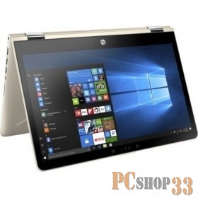 Ноутбук HP Pavilion x360 14-ba019ur (1ZC88EA) Gold 14 (1920x1080) IPS/ Core i3-7100U(2.4Ghz)/ 6Gb/ 500Gb/ 128Gb SSD/ 940MX 2Gb/ нет DVD/ W10/ Gold