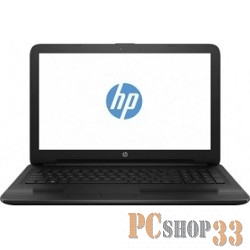 Ноутбук HP 15-ay017ur <W6Y61EA> Pentium N3710 (1.6)/4Gb/500GB/15.6 HD/Int: Intel HD/WiFi/BT/DVD-RW/Win10 (Jack Black)