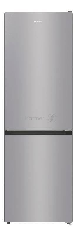 Холодильник GORENJE NRK 6191PS4 ,185x60x59.2, 203/99 л, No Frost Plus, режим Эко, FastFreeze, нижняя морозильная камера, серебристый