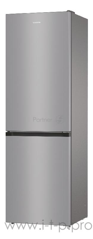 Холодильник GORENJE NRK 6191PS4 ,185x60x59.2, 203/99 л, No Frost Plus, режим Эко, FastFreeze, нижняя морозильная камера, серебристый