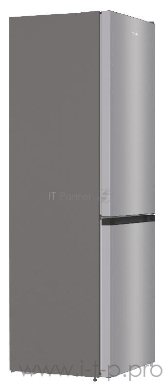 Холодильник GORENJE NRK 6191PS4 ,185x60x59.2, 203/99 л, No Frost Plus, режим Эко, FastFreeze, нижняя морозильная камера, серебристый