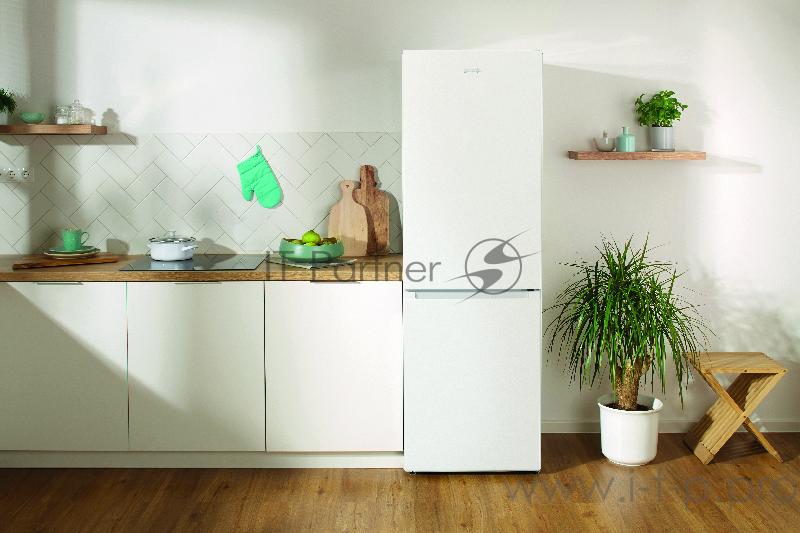 Холодильник GORENJE NRK 6191 PW4, 185x60x59.2, 203/99 л, No Frost Plus, режим Эко, FastFreeze, нижняя морозильная камера, белый