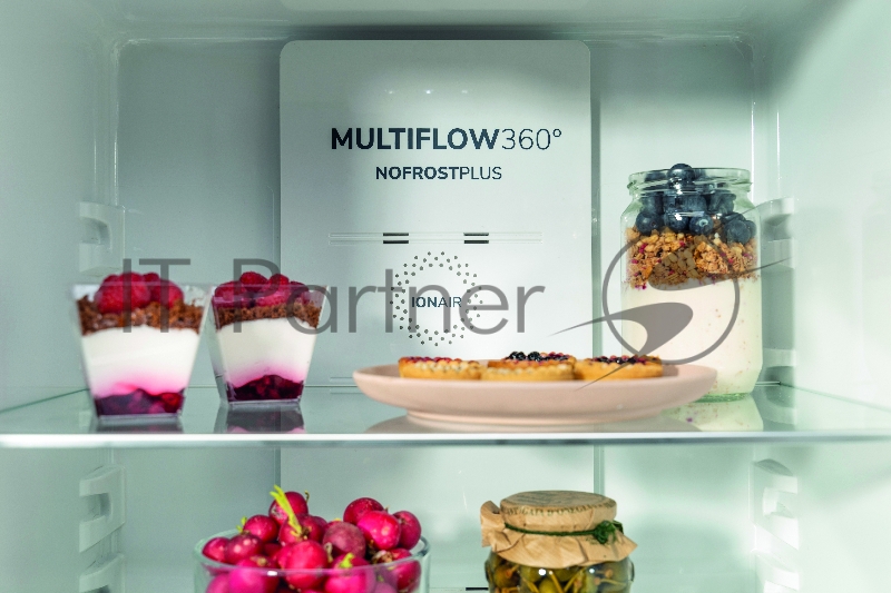 Холодильник GORENJE NRK 6191 PW4, 185x60x59.2, 203/99 л, No Frost Plus, режим Эко, FastFreeze, нижняя морозильная камера, белый