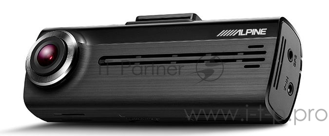 Видеорегистратор Alpine DVR-F200 черный 2Mpix 1080x1920 1080p 140гр. GPS карта в комплекте:16Gb