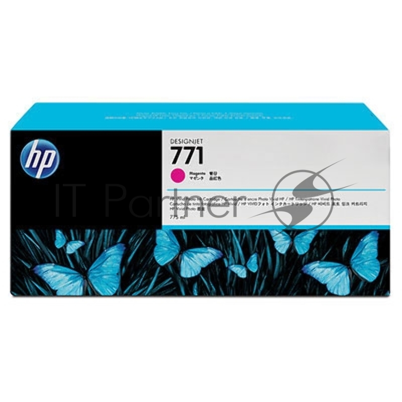 Картридж с пурпурными чернилами HP 771 для принтеров Designjet, 775 мл