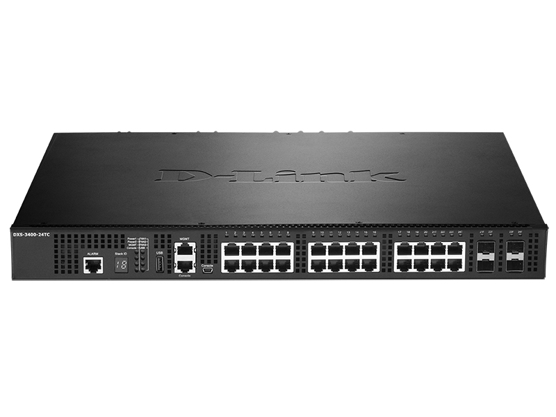 Коммутатор D-Link DXS-3400-24TC/A1ASI управляемый 19U 20x10GBASE-T 4x10GBASE-T/SFP+
