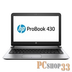 Ноутбук HP Probook 430 <P4N76EA> i3-6100U (2.3)/4G/500GB/13.3HD AG/Int:Intel HD 520/3G/Cam HD/BT/FPR/Win7 Pro + Win10 Pro